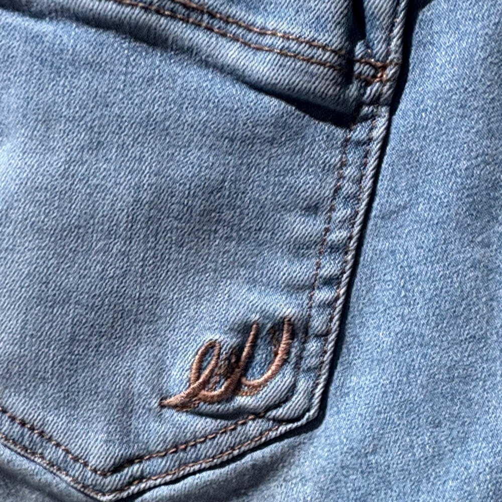 Express Light Blue Women's Leggings Mid Rise Skinny Jeans - Picture 5 of 10